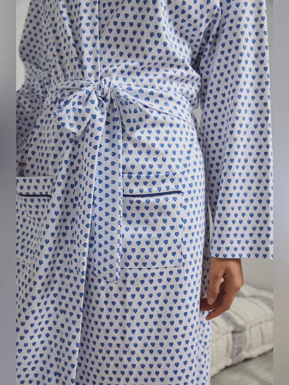 Roller Rabbit Axel Hearts Kimono Robe - Picture 4 of 11